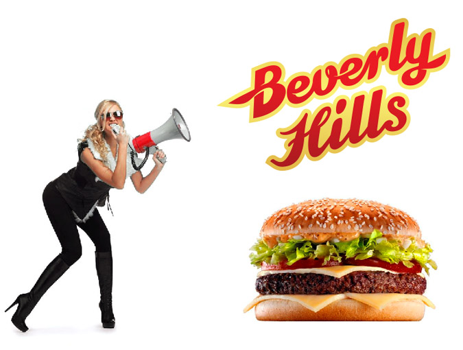 Создание логотипа ресторана Beverly Hills