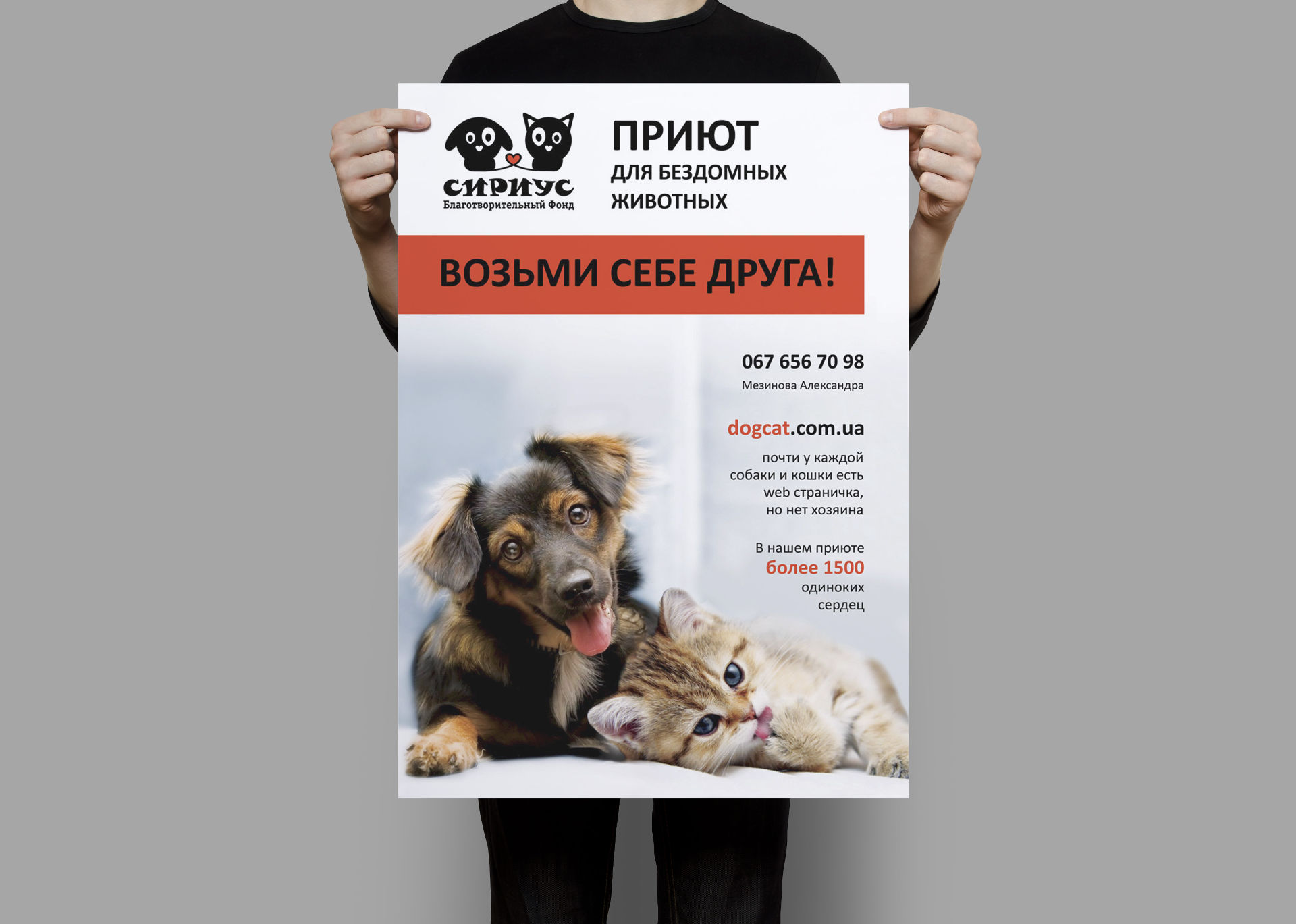 Разработка плаката для приюта домашних животных, Animal_shelter_poster_design