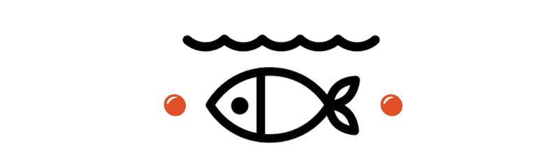 анимация логотипа рыбка logo animation fish