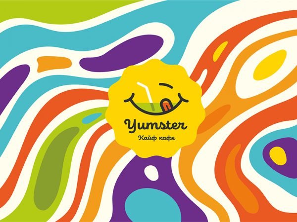 Создание логотипа кафе «‎Yumster»