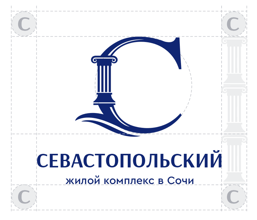 Логотип жилищного комплекса «Севастопольский»