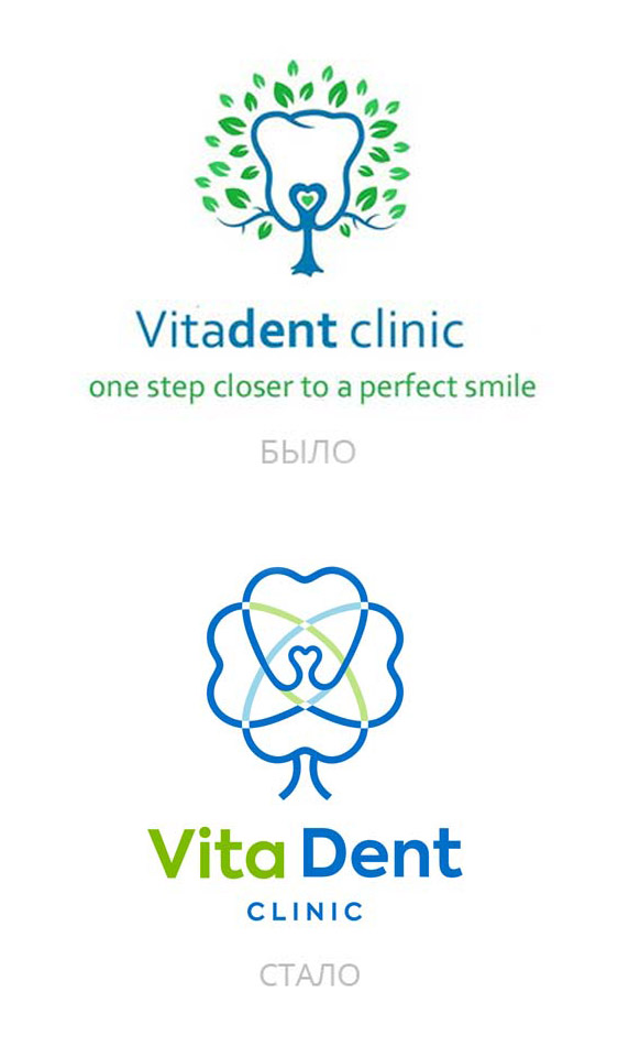 редизайн логотипа стоматологической клиники